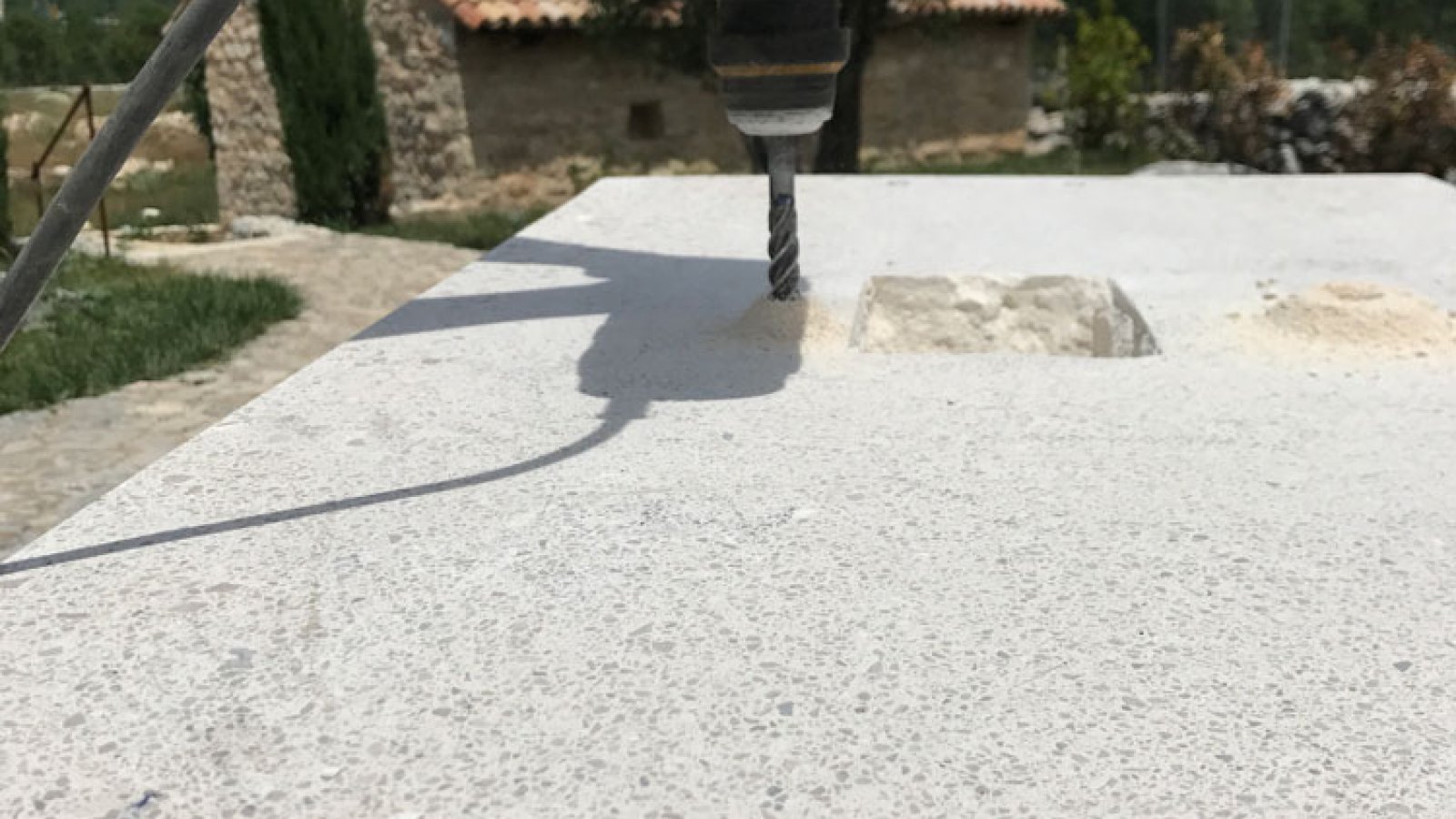 Bronze hole drilling