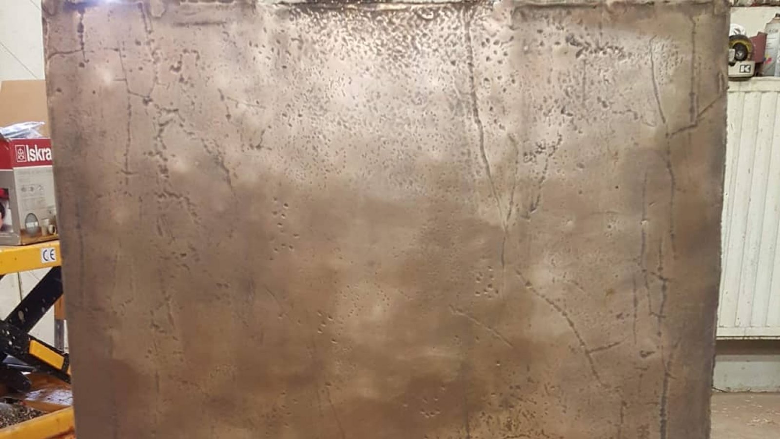 bronasta plošča 1m x 1m