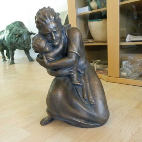 bronze statue
