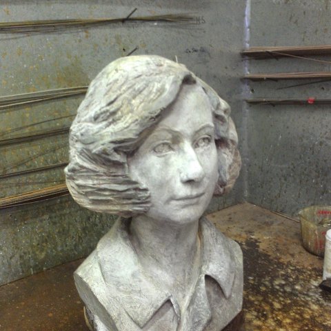 Bronze portrait