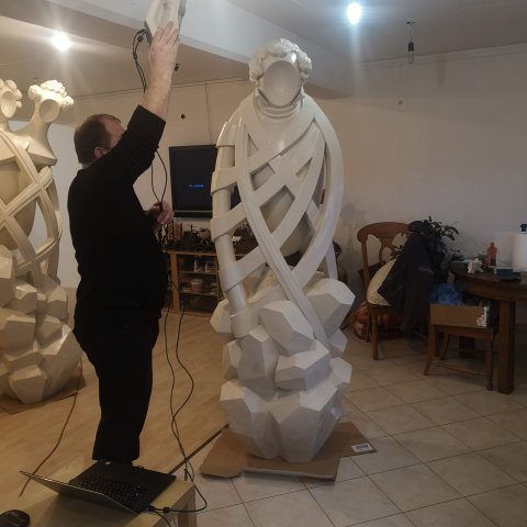 3d skeniranje kipov