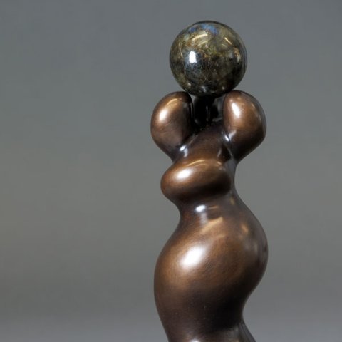 Klasična patina - bron rahlo posvetlena