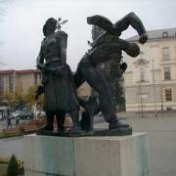 bronze statue