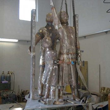 Bronze statue entitled The Exiled