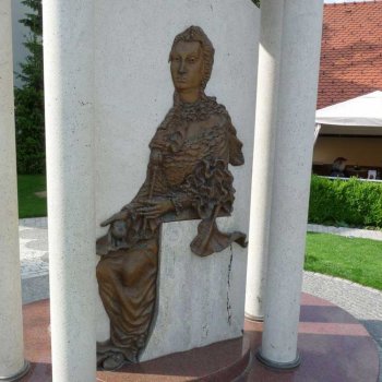 Bronze relief of Maria Theresa
