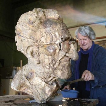Bronze bust of Peter Bozic