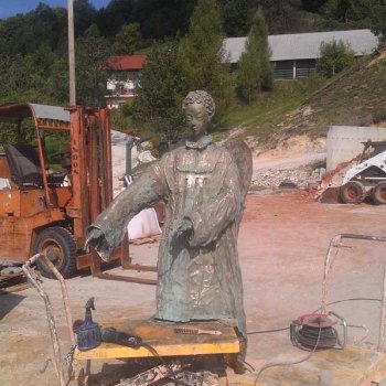 bronze statue